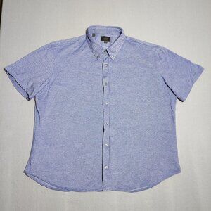 Jachs New York button down shirt men's sz XXL purple colour casual short sleeve